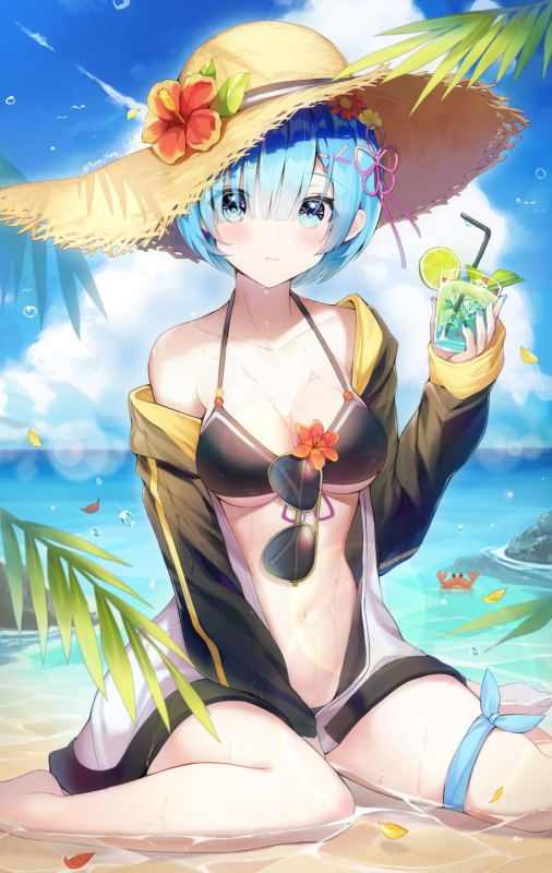 rem (re zero)+natsuki subaru