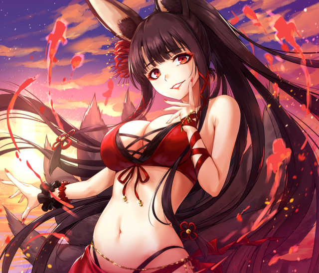 akagi (azur lane)+akagi (paradise amaryllis) (azur lane)