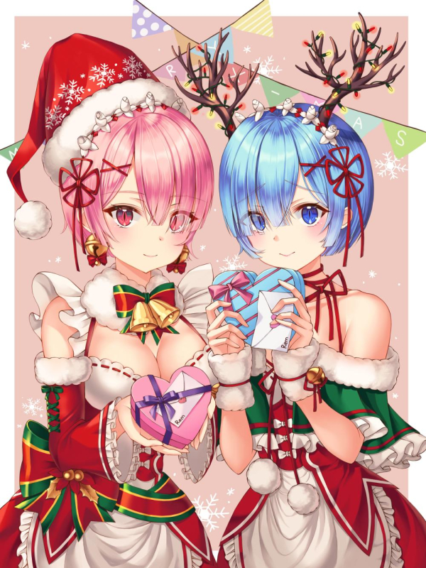 rem (re zero)+ram (re zero)