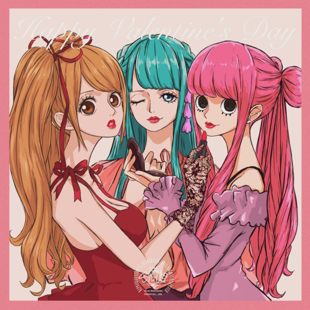 perona+charlotte pudding+komurasaki (one piece)