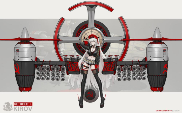 kirov (azur lane) (dishwasher1910)