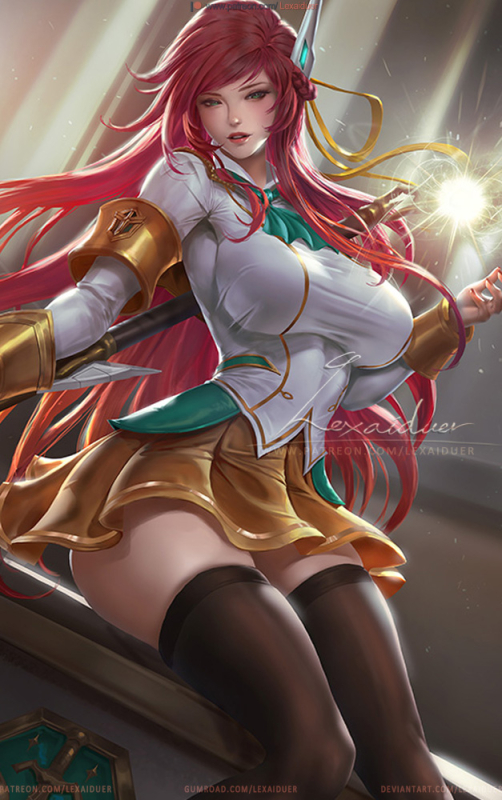 lux (league of legends)+battle academia lux