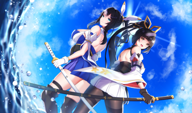 akagi (blue oath)+kaga (blue oath)