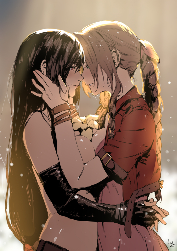 tifa lockhart+aerith gainsborough