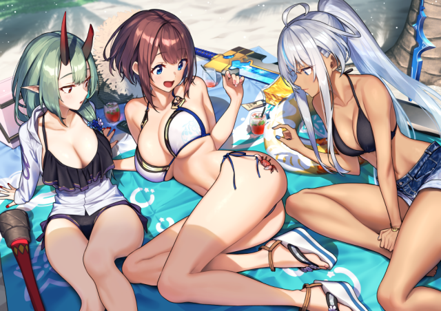 hitoyo (baffu)+akari (baffu)+yuuna (baffu)