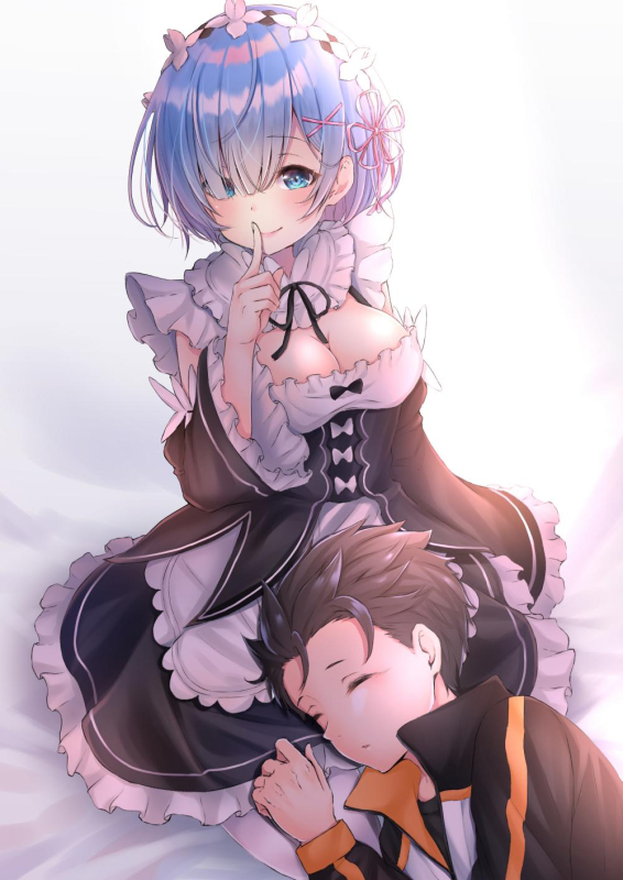 rem (re zero)+natsuki subaru