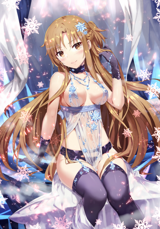 artoria pendragon (all)+yuuki asuna+artoria pendragon (lancer alter)