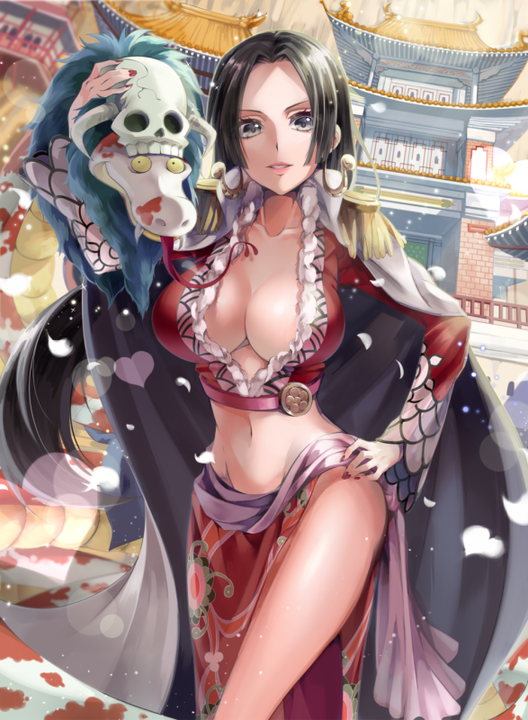 boa hancock+salome (one piece)