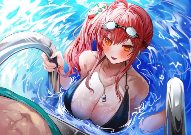 zara (azur lane)+zara (poolside coincidence) (azur lane)