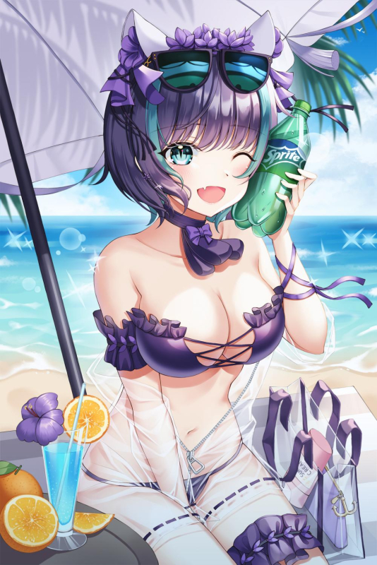 cheshire (azur lane)+cheshire (summery date!) (azur lane)