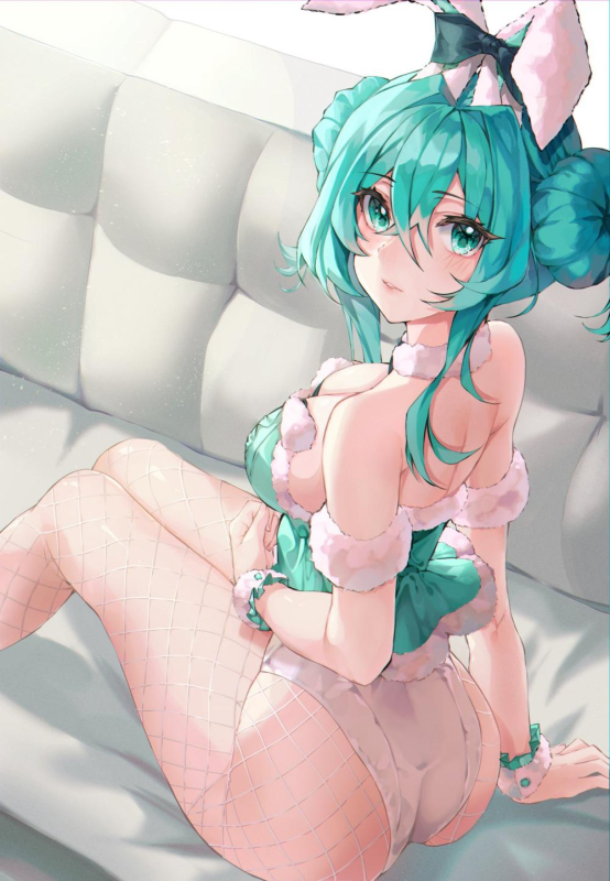 hatsune miku+bicute bunnies miku