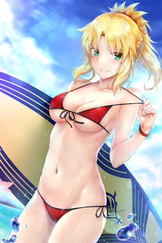 mordred (fate)+mordred (swimsuit rider) (fate)