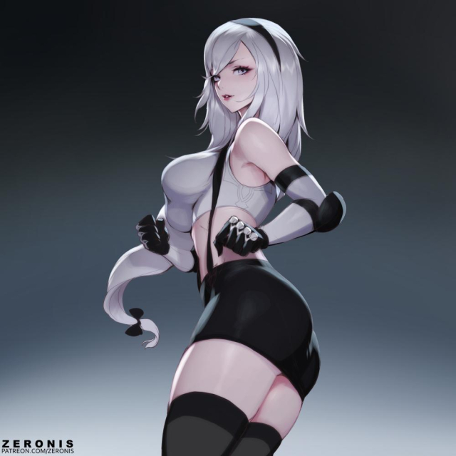 yorha no. 2 type b+tifa lockhart