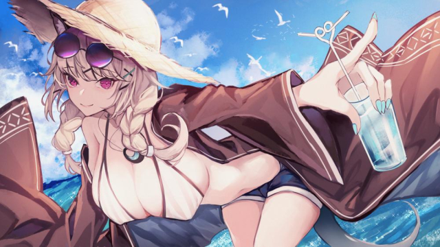 utage (arknights)+utage (summer flowers) (arknights)