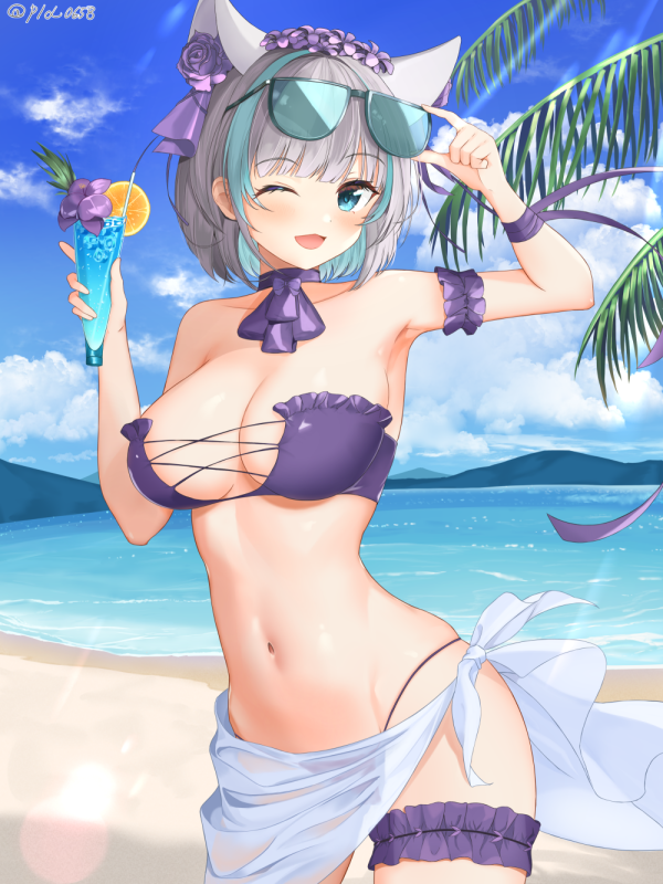 cheshire (azur lane)+cheshire (summery date!) (azur lane)