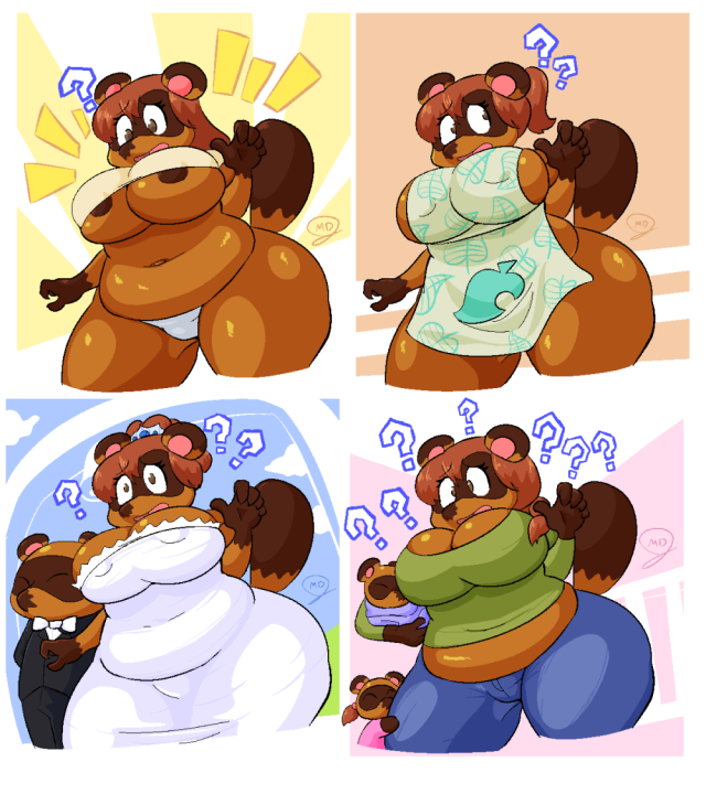 tom nook (animal crossing)+villager (animal crossing)