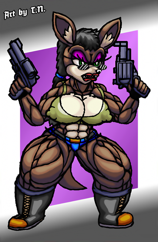 clarissa the kangaroo+fan character